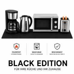 Black edition, feuerfeste unterlage, firemat, brandschutzunterlage