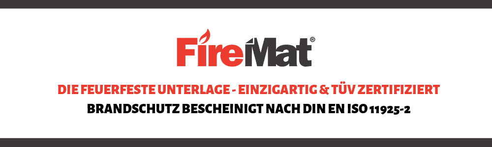 firemat brandschutzunterlage feuerfeste unterlage matte