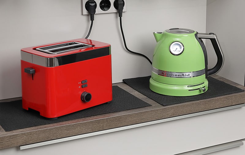 Fire Mat unter Toaster & Wasserkocher FireMat