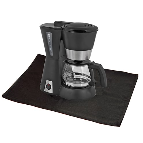 FireMat Black Edition feuerfester Unterlagen für kaffeemaschine