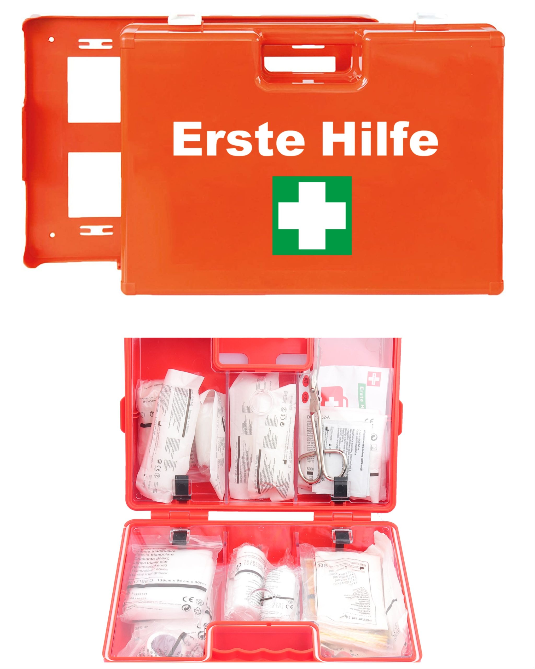 Erste-Hilfe-Koffer Typ Quick,DIN 13157-2021, orange
