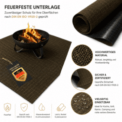 support ignifuge Camping, support ignifuge Gold Edition