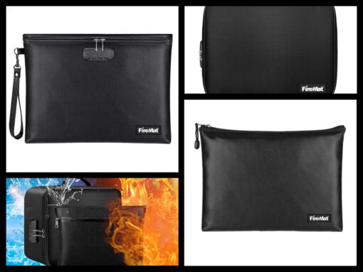 Feuerfeste Taschen Collage