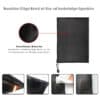 Document bag fireproof secure
