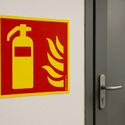 Luminous Fire Extinguisher Fire Safety Sign ISO 7010