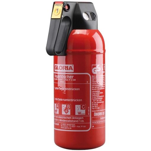 GLORIA 2 kg Pulver-Feuerlöscher