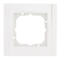 REV Schalterprogramm Radius weiß Clip-Rahmen 1-fach quadratisch