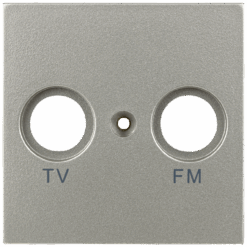 Schalterprogramm Matrix platin Abdeckung Antennendose TV / RF