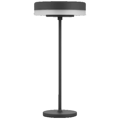 LED AKKU Tischleuchte Disk 200lm dimmbar IP54 anthrazit