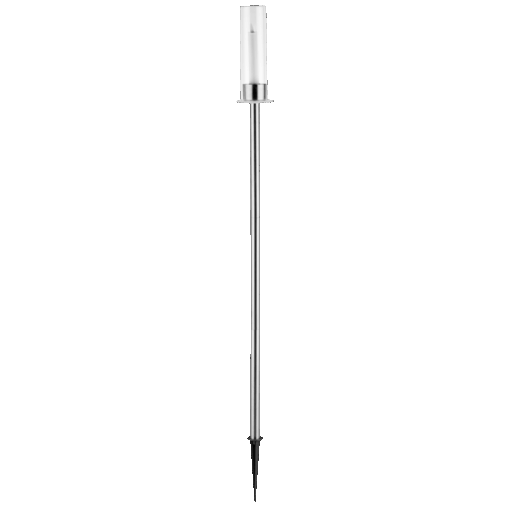 LED Batterie Spießleuchte Kerze mit Batterie IP44 schwarz