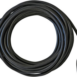 BAT Kunststoff-Verlängerung mit Schutzkontakt-Stecker (Verlängerungskabel für innen mit 10m Kabel) schwarz (KE03)