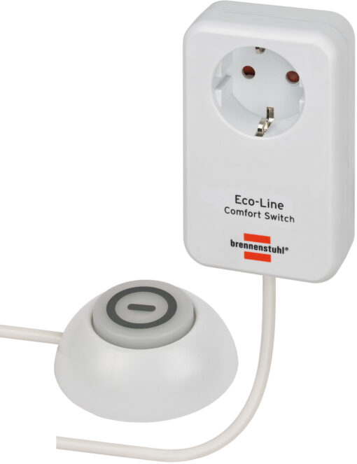 Brennenstuhl Eco-Line Comfort Switch Adapter EL CSA 1 mit Fußschalter 1,5 m