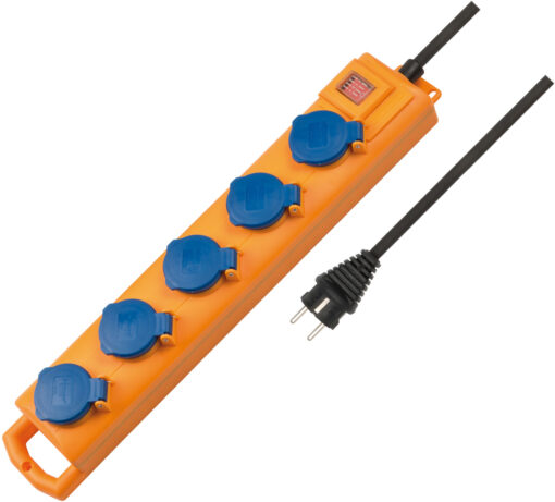 Brennenstuhl Super-Solid SL 554 5-fach Steckdosenverteiler IP54 2m Schutzkontakt