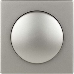REV Futura, Dimmer Abdeckung, Drehknopf für Regler, Platin