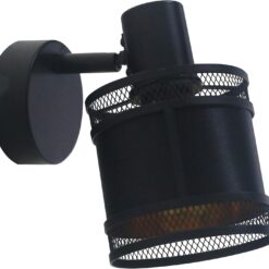 Wand- & Deckenleuchte Metall-Stoff 1 Fach