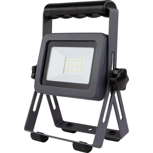 LED Arbeitsleuchte /-Strahler FLARE 10 W auf Ständer, silber anthrazit