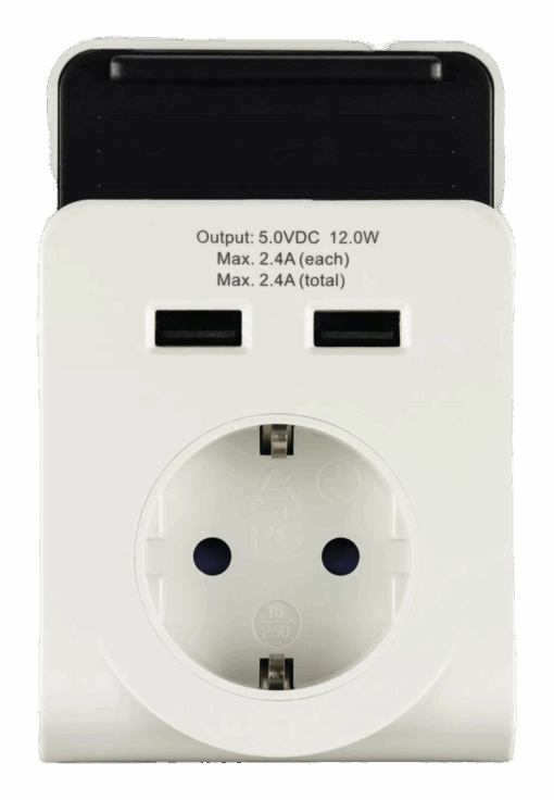 REV-Ritter 2xUSB Ladegerät mit Ablage