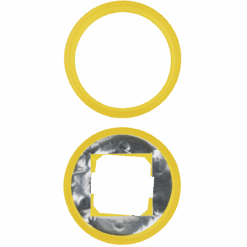 Alternative view of Schalterprogramm Radius Farbringe beleuchtbar gelb 2 Stück