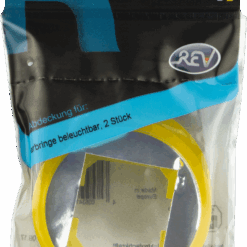 Schalterprogramm Radius Farbringe beleuchtbar gelb 2 Stück