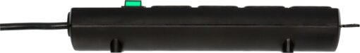 Comfort-Line Plus Steckdosenleiste 4-fach (Mehrfachsteckdose mit Flachstecker, Schalter, 2m Kabel und extra breite Abstände der Steckdosen) – Bild 2