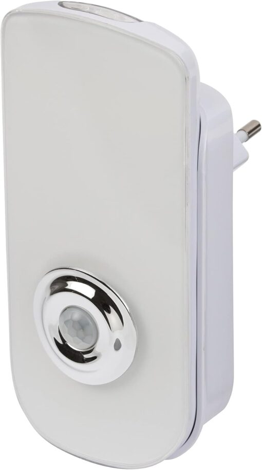 LED Sensor Sicherheitsleuchte SSL 40 A / Nachtlicht mit Infrarot Bewegungsmelder (Orientierungslicht mit automatischem Einschalten bei Stromausfall inklusive abnehmbarer Taschenlampe, 50 + 40lm) – Bild 3