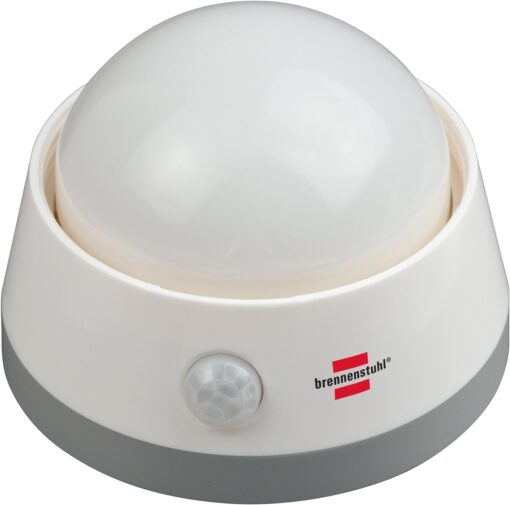 LED-Nachtlicht / Orientierungslicht mit Infrarot-Bewegungsmelder (sanftes Licht inkl. Push-Schalter und Batterien)