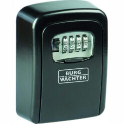 Burg-Wächter Schlüsseltresor mit 4-stelligem Zahlencode , Key Safe 40 SB, Schwarz, Außen: 146x105x54mm (HxBxT)