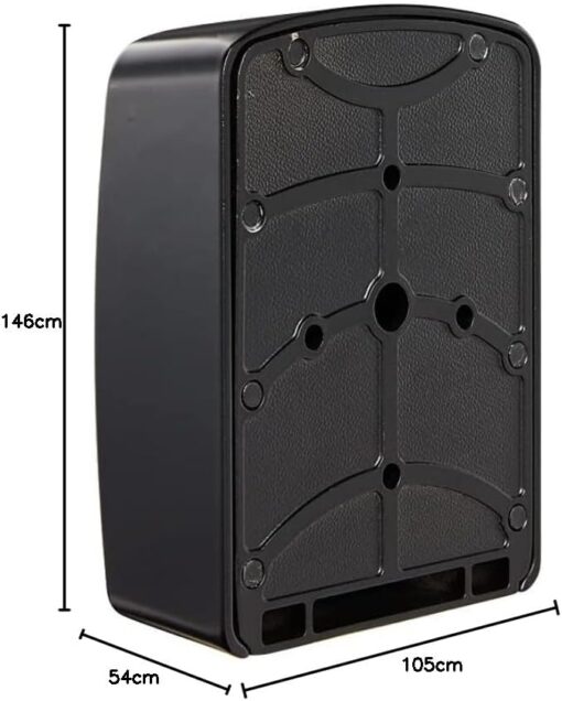 Burg-Wächter Schlüsseltresor mit 4-stelligem Zahlencode , Key Safe 40 SB, Schwarz, Außen: 146x105x54mm (HxBxT) – Bild 3