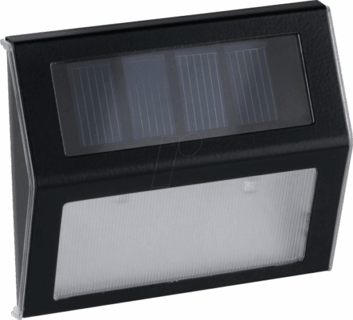 Solar LED Treppenleuchte Dayton IP44 3000K 2lm Anthrazit – Bild 3