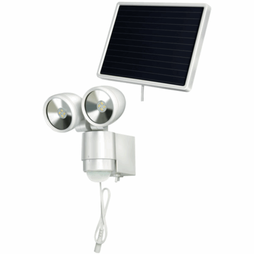 Brennenstuhl 1170920 Solar LED Spot SOL 2x4 White 8 x 0.5W with Sensor