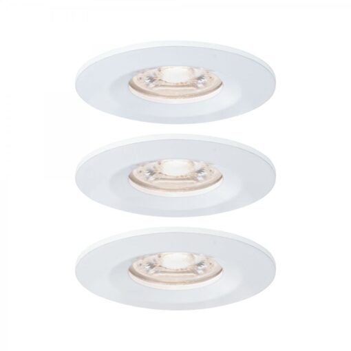 Paulmann 94299 Nova Mini LED Einbauleuchte Coin 3er Set rund starr 3x4W – Bild 4