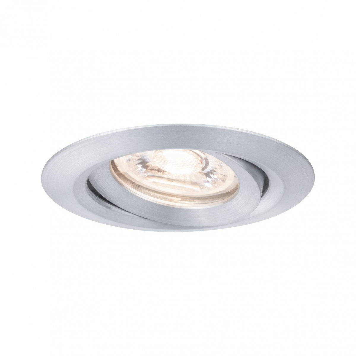 Paulmann No. 94296 Einbauleuchte Nova mini schwenkbar 4W 2.700K Alu gedreht 230V – Bild 3