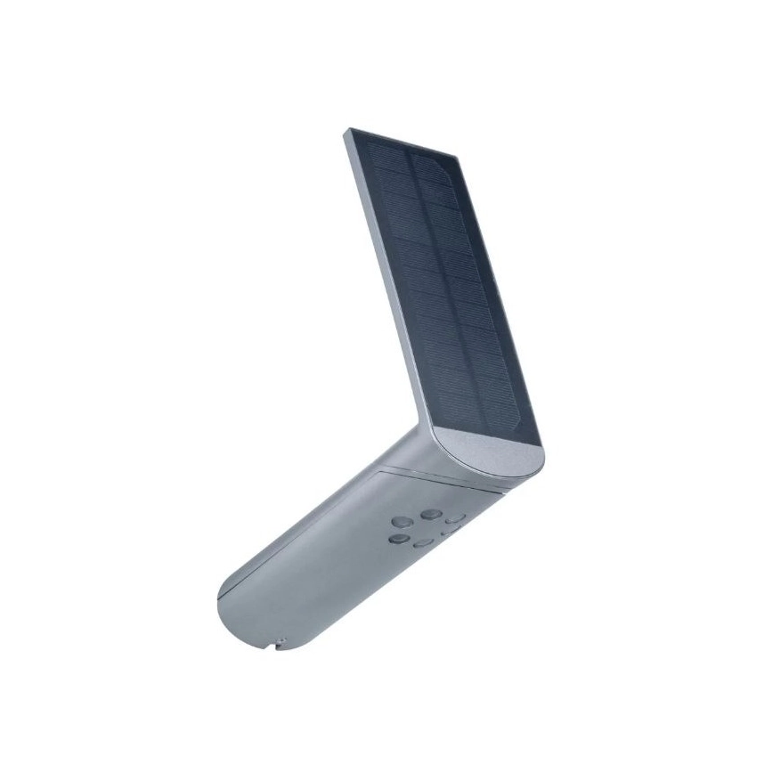 Solar LED Wandleuchte Sensor Paulmann Ilias 942.61 115 lm 3000 K IP44 Alugrau – Bild 2