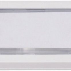 Heidemann 70049 Plaque de sonnette avec porte-nom simple Blanc 24 V / 1 A