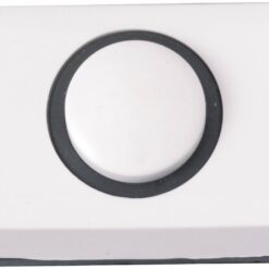 Heidemann 70180 Klingeltaster 1fach Weiß 24 V/1 A