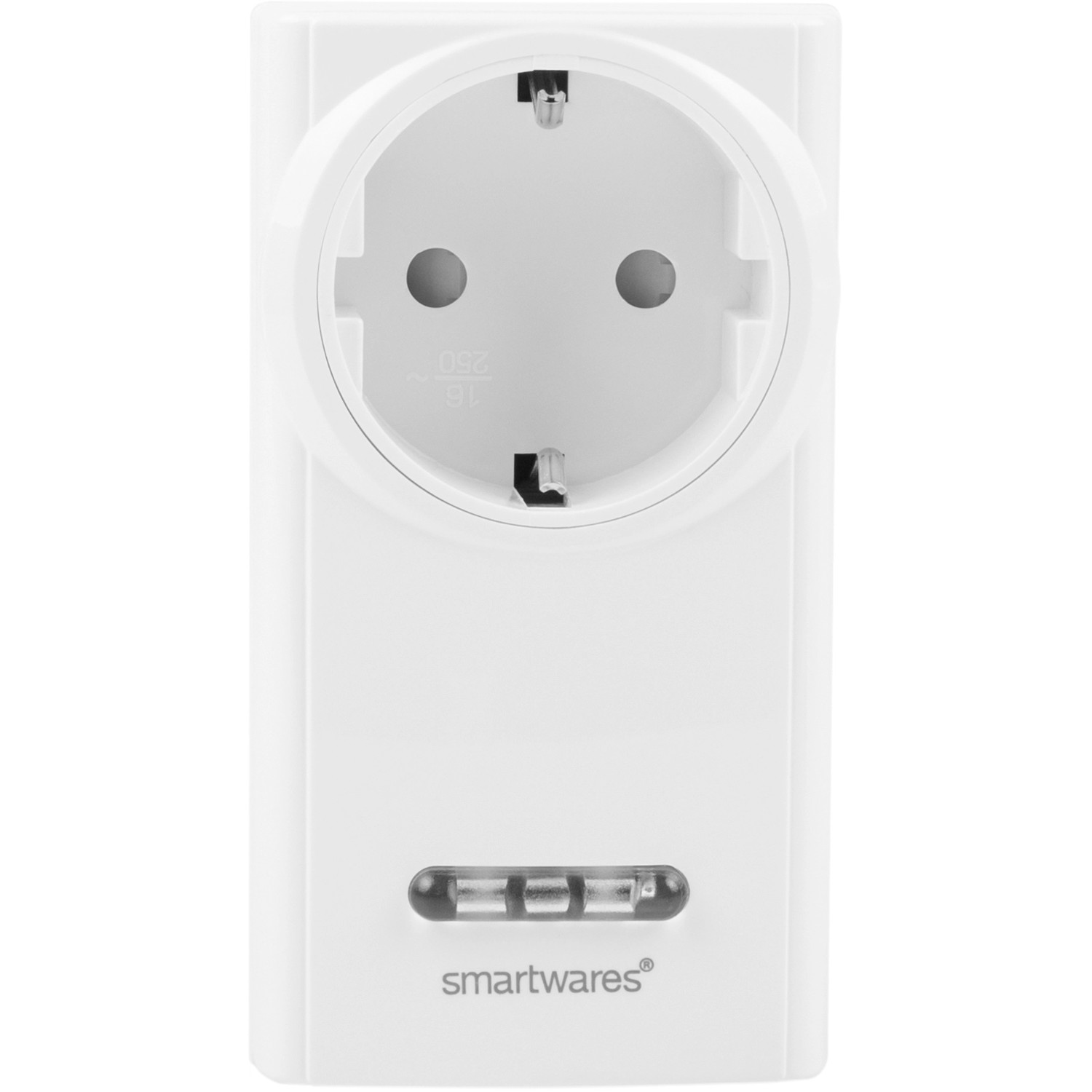 Smartwares Funk-Netzschalter mit Dimmer 200 W – kabelloser Funk-Steckdimmer, kompatibel mit SmartHome & HomeWizard