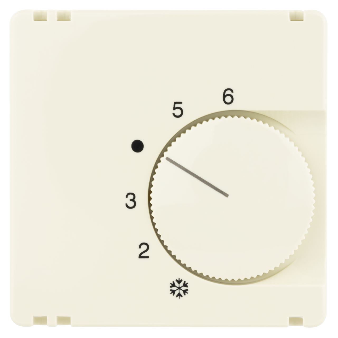 Schalterprogramm Quadro cremeweiß Abdeckung Heizungsregler Wechsler