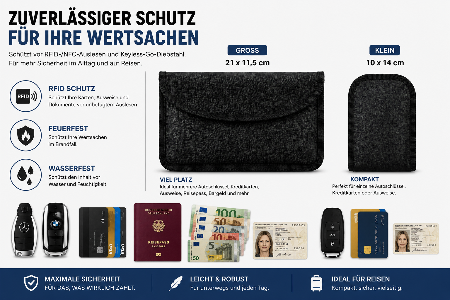 KEyless go Schutz tasche