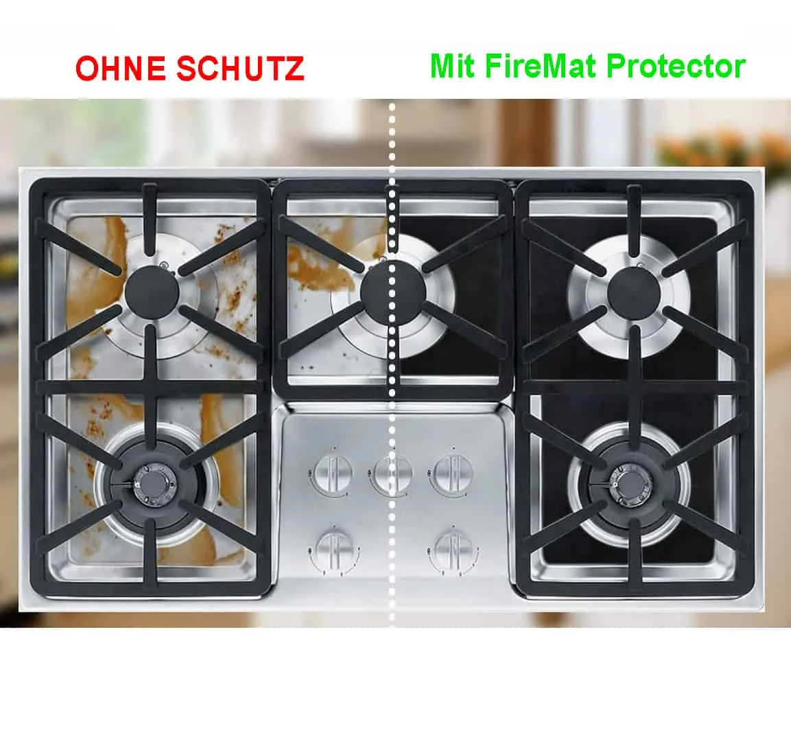 Housse de protection pour cuisinière à gaz
